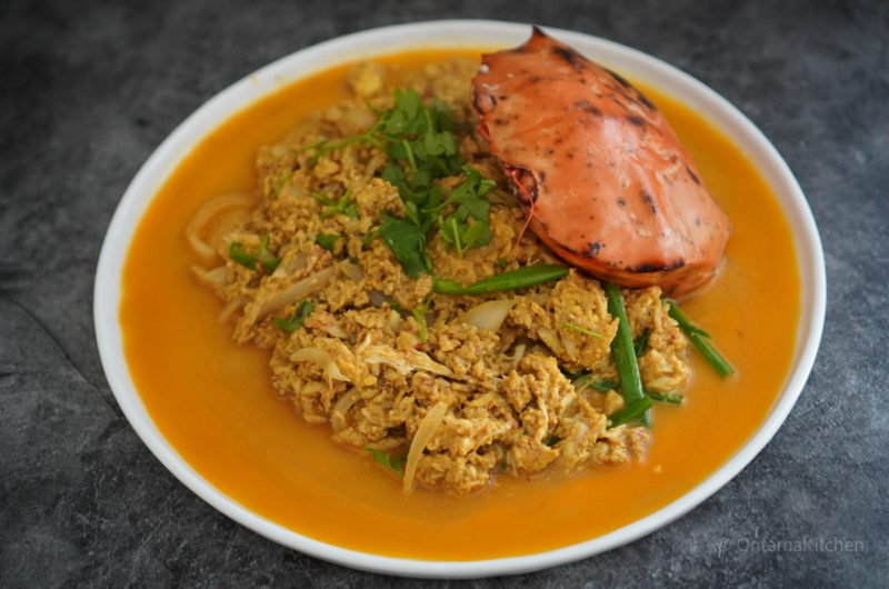 プーパッポンカリー（Stir Fried Crab with Curry Powder and Eggs/ปูผัดผงกะหรี่)