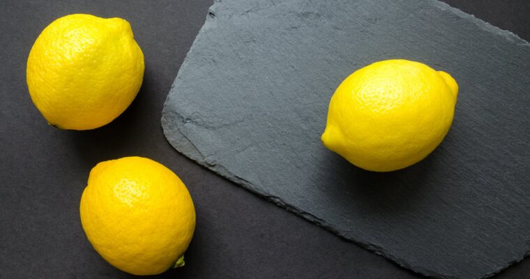 three yellow citrus
